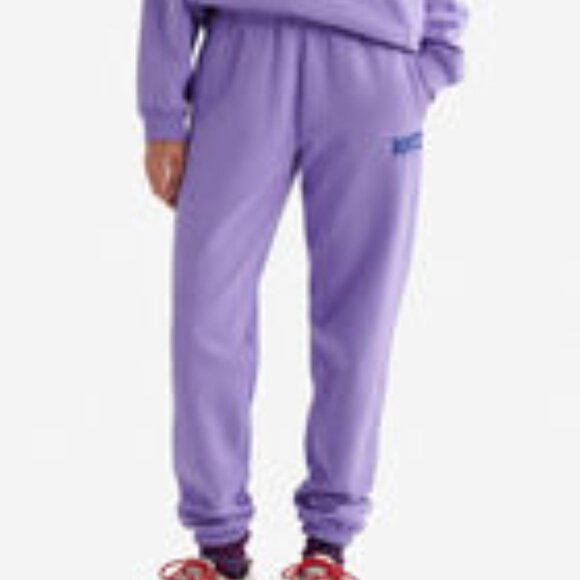 Roots Retro Sweatpants Unisex M Purple - Picture 4 of 4